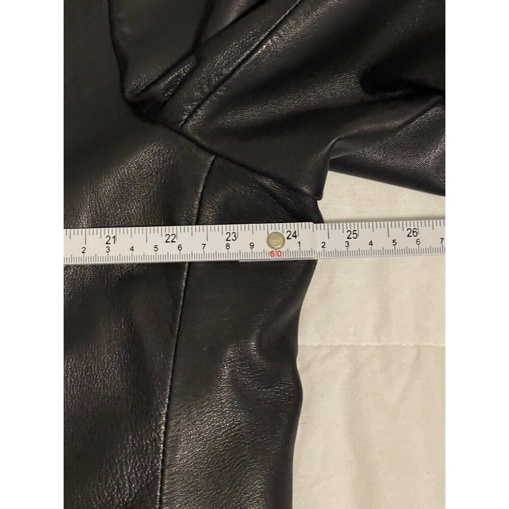 Ralph Lauren Men’s Black Soft Lamb Leather Jacket 3 Button LBB22W - Picture 12 of 16